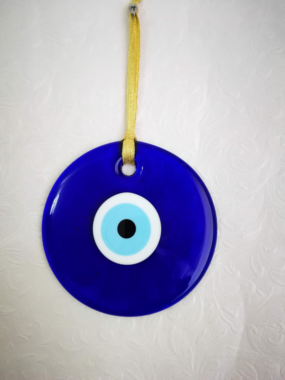 5.90 inch diameter Large glass evil eye wall hangingglass Etsy