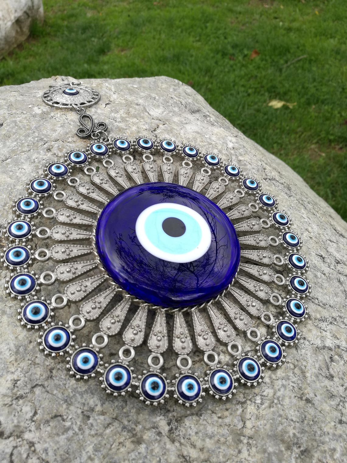 32 Evil Eye Wall Hanging Midst Big Evil Eye Hanging Hanging Etsy