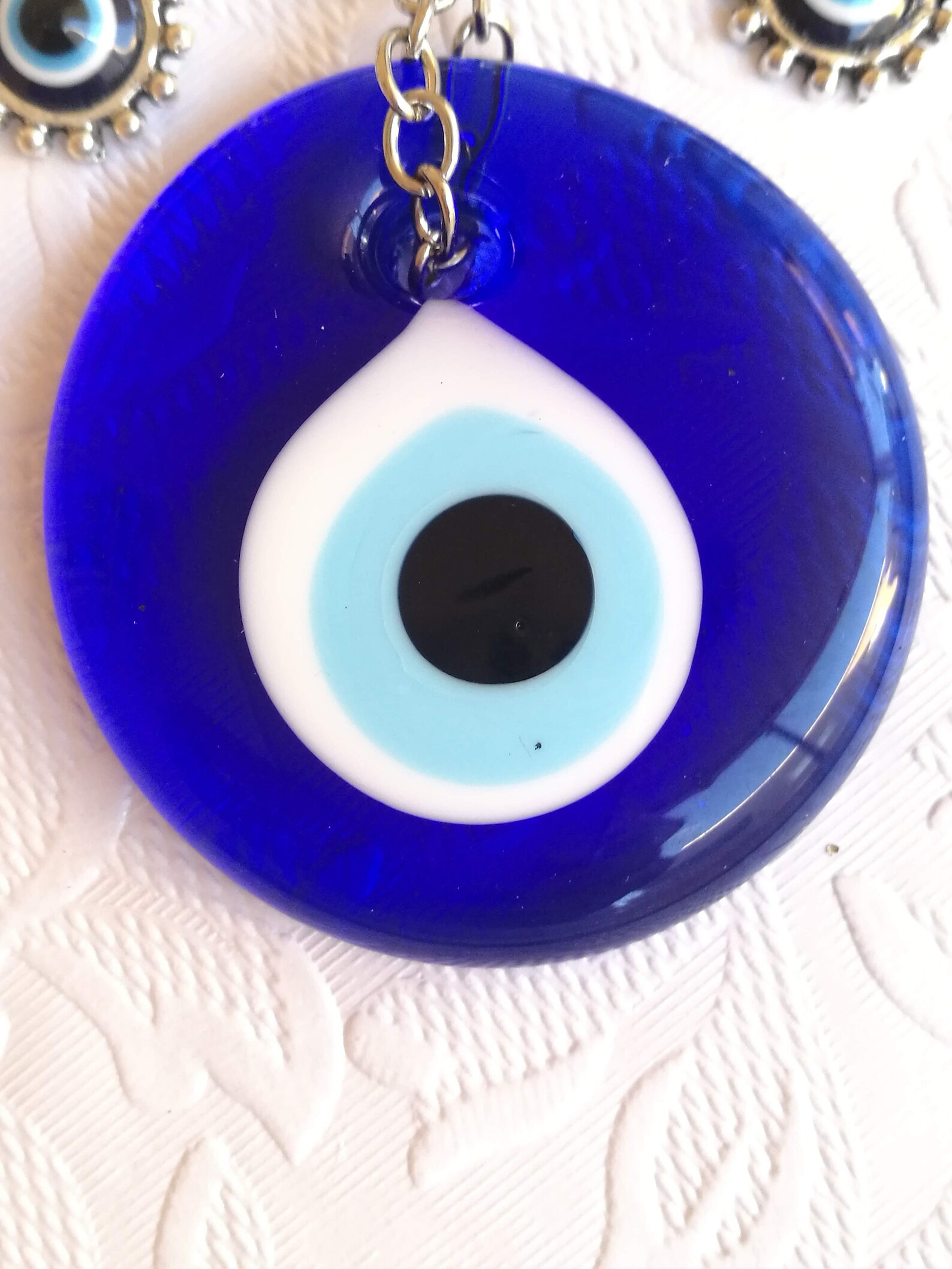 Butterfly Evil Eye Wall Hanging Home Evil Eye Decorblue Evil Etsy