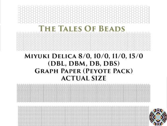 Printable Seed Bead Size Chart