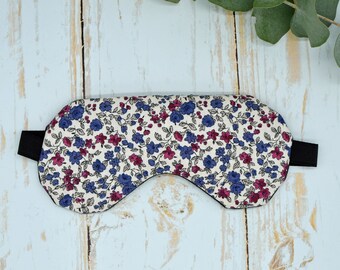EYE Sleep Mask chats fleurs coton doux voyage Blackout Relax Bandeau UK Cadeau