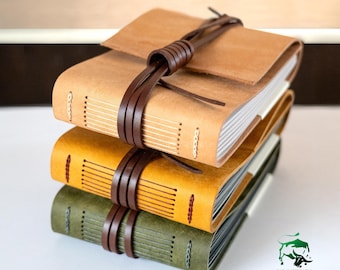 Personalized Leather Photo Album: Instax Mini Scrapbook with Photo Corners