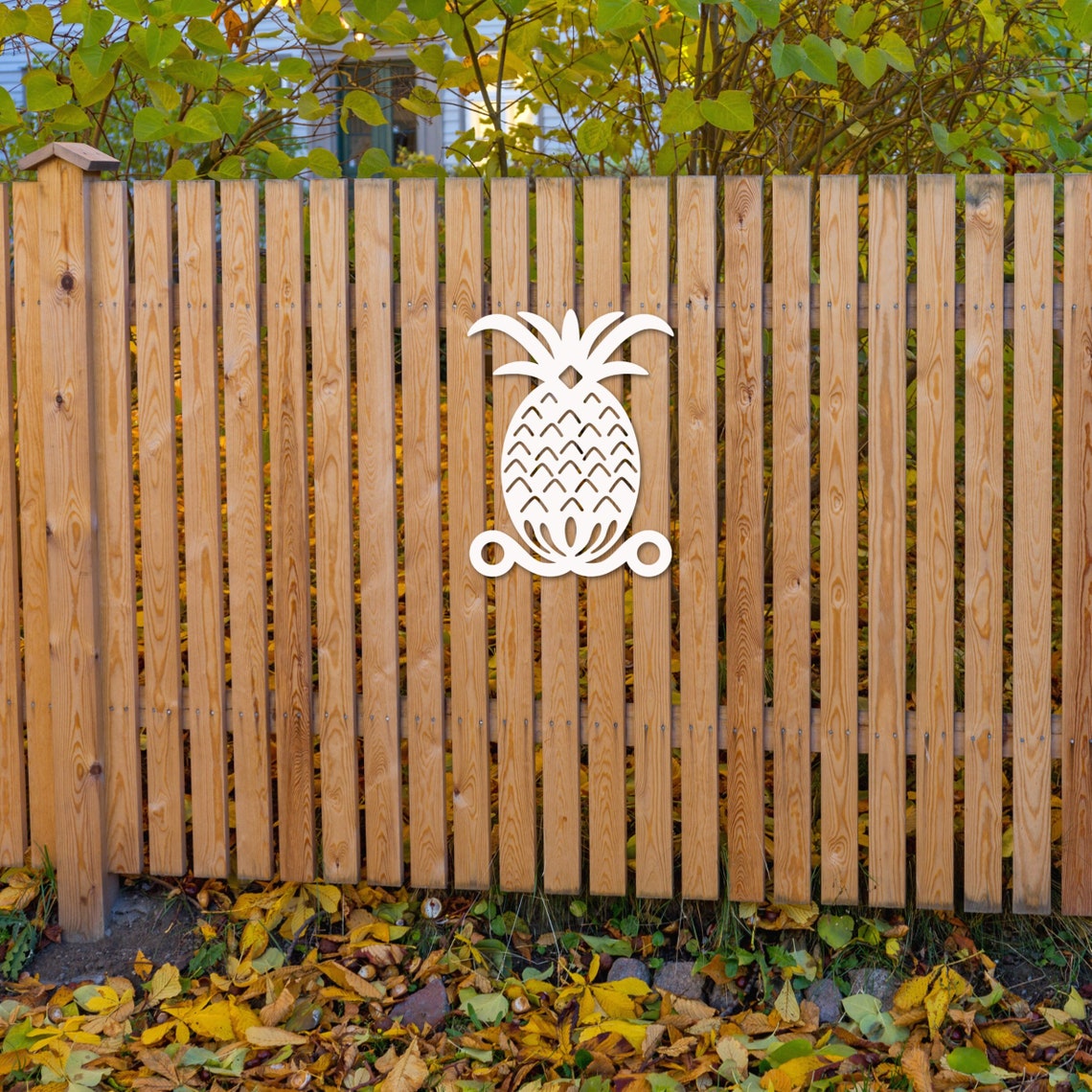 Wall Art Pineapple Tropical Outdoor Decor Housewarming - Etsy