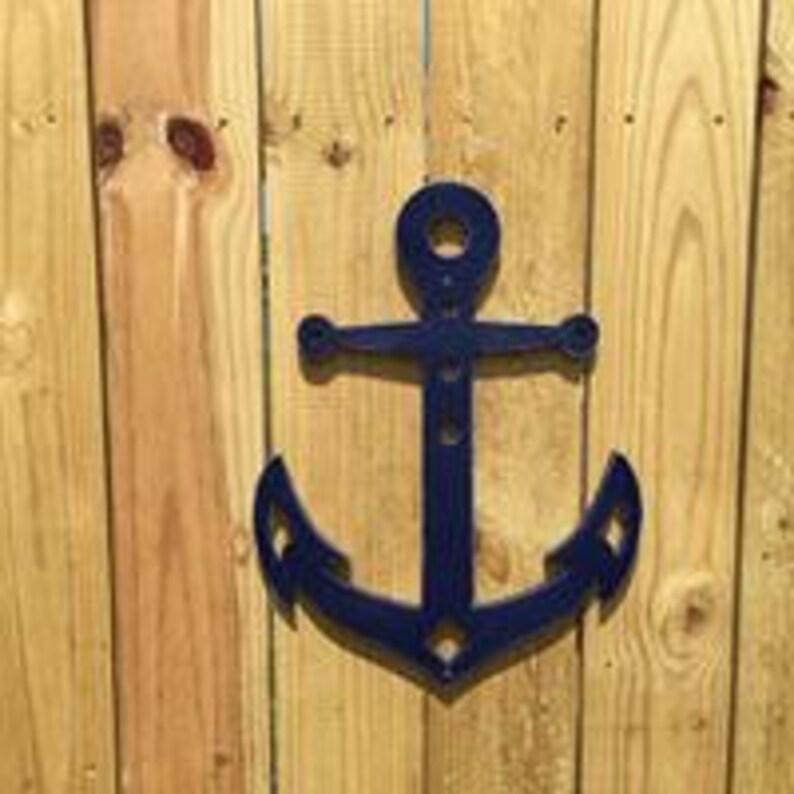 Wall Art Large Anchor Tropical Outdoor Decor Housewarming Etsy