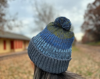 Himalayan sherpa wool hand knitted hat, fleece lining, warm wool hat, handmade in Nepal, 100% wool hat.