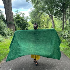Himalayan yak wool Blanket/shawl/wrap handmade in Nepal. Warm soft shawl/Meditation shawl/unique holiday gift. 98"X45"