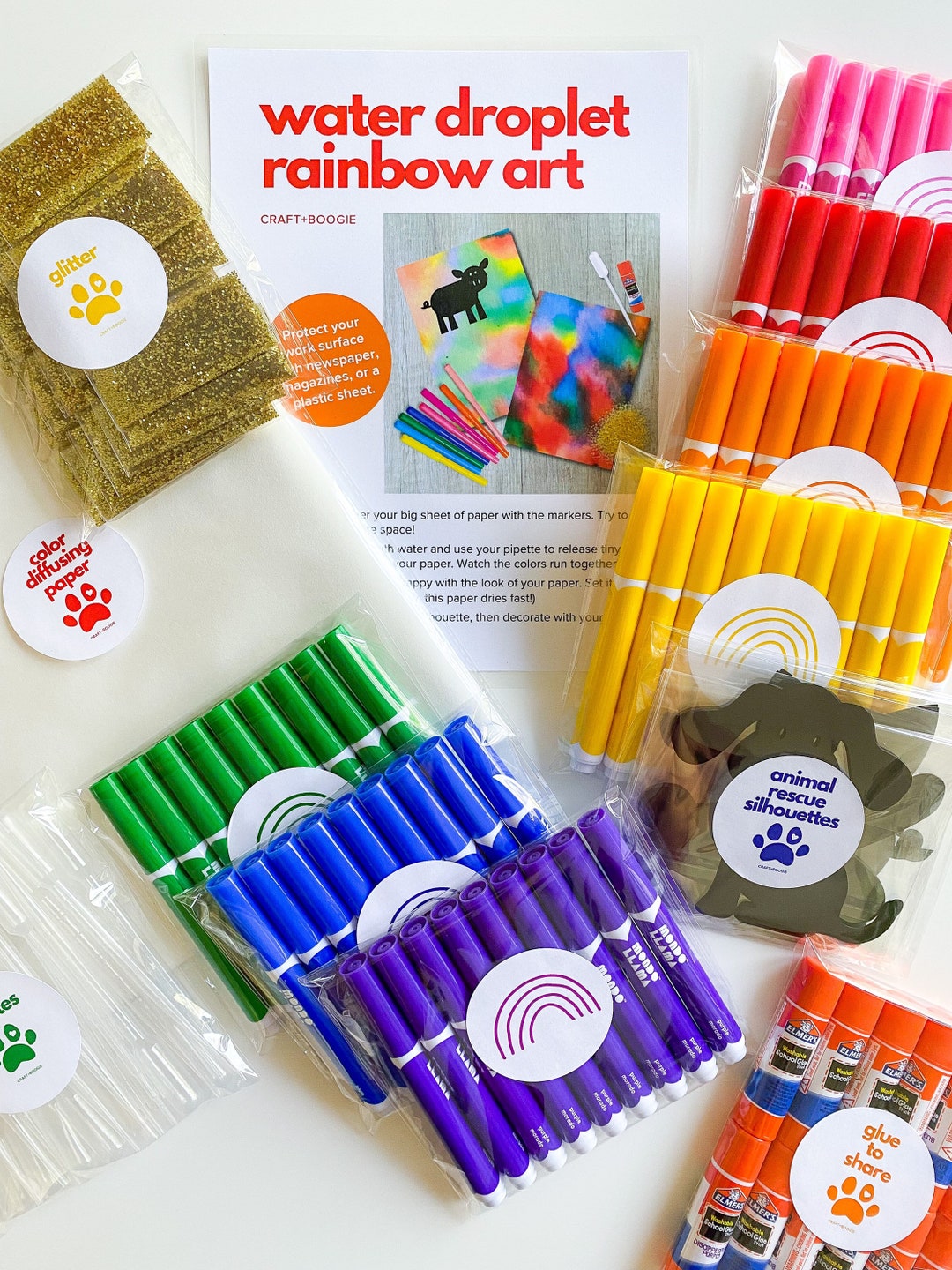 Custom Birthday Party Craft Kits. Kids' Party Favors. Etsy