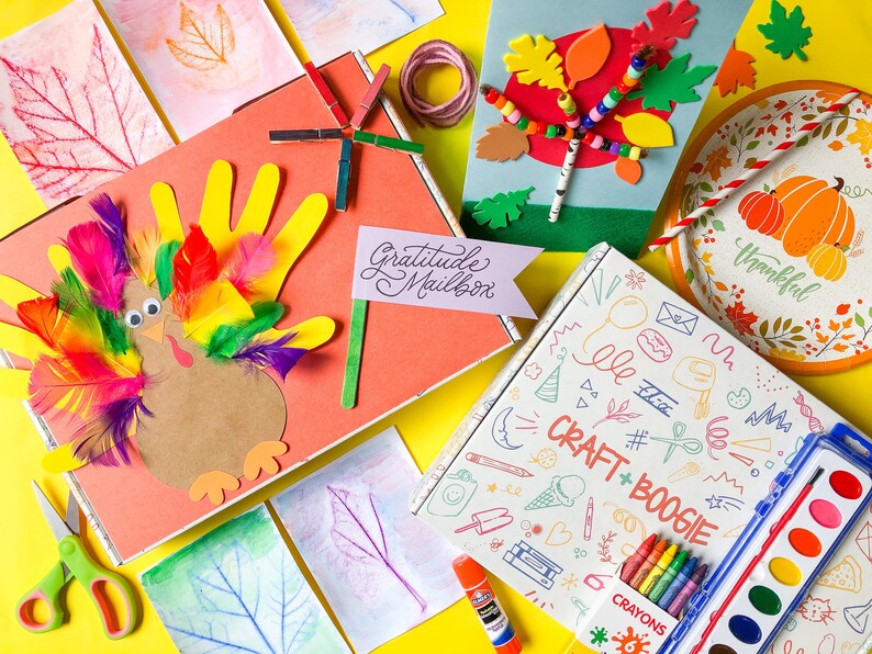 Kids' Craft Box A Monthly Subscription Box Featuring | Etsy