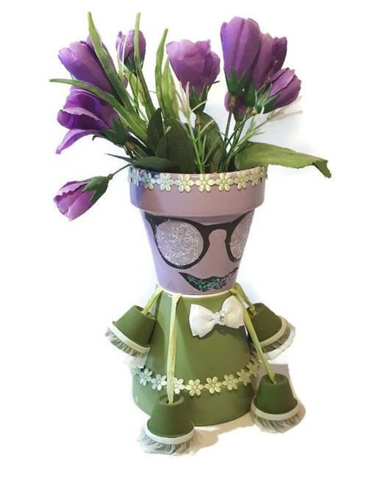 Front Door Flower Pot Home Decor Garden Plant Holder Gift Image 0