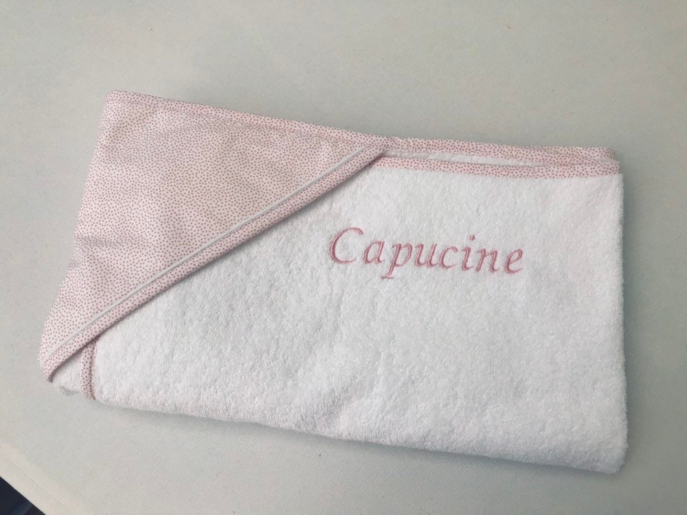 Cape Bain Bebe Personnalisee Etsy