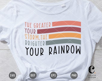 Download Rainbow Quote Svg Etsy