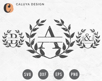 Download Free Split Monogram Svg Etsy