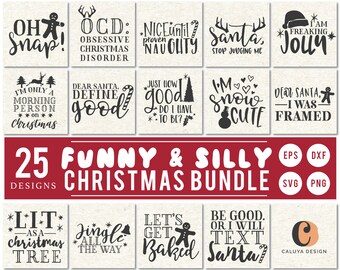 Funny Christmas Svg Etsy