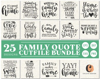Family Quotes Svg Etsy