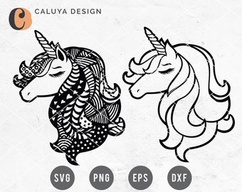 Download Free Unicorn Svg Etsy PSD Mockup Templates