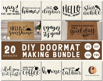 Door Mat Svg Etsy