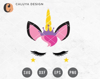 Download Unicorn Svg Cut File Free Etsy