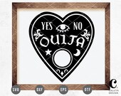 Ouija SVG | Halloween Sign SVG | Gothic SVG | Horror Decor svg | Ouija Board svg | Spooky Halloween svg | Halloween Cricut, Cameo Silhouette
