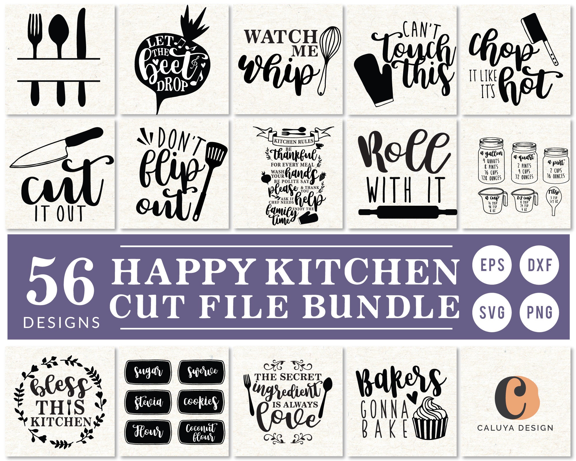 Funny Kitchen Quotes SVG Bundle, 6 Designs, Kitchen Sign SVG, What The Fork  Is For Dinner SVG, Blessed Are Those Who Do My Dishes SVG - So Fontsy