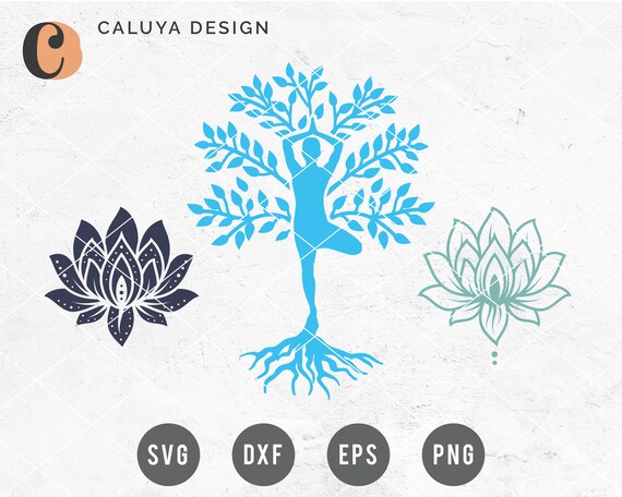 Download Free Svg Png Link Yoga Tree Of Life Cut Files Svg Png Etsy