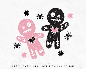 Voodoo Doll SVG | Cute Halloween SVG | Spooky Season SVG | Kids Halloween svg | Libbey Can Glass svg | free svg Cricut, Cameo Silhouette