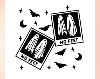 Sheet Ghost SVG | Bettlejuice SVG | No Feet Polaroid SVG | Funny Halloween svg | Halloween Libbey Can Wrap svg |  Cricut, Cameo Silhouette