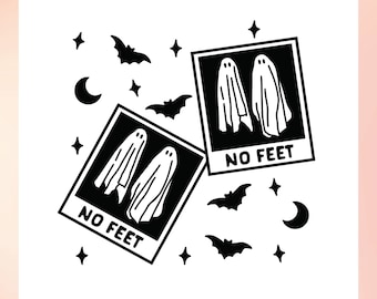 Sheet Ghost SVG | Bettlejuice SVG | No Feet Polaroid SVG | Funny Halloween svg | Halloween Libbey Can Wrap svg |  Cricut, Cameo Silhouette