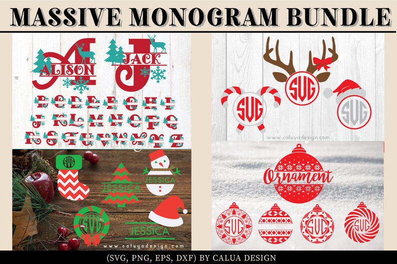 Download Massive Monogram Bundle SVG Cut File Bundle Deal Cut File | Etsy