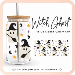 BUY 5 GET 30% Off | 16oz Libbey Can Wrap SVG | Cute Ghost svg, Halloween ghost svg, Sheet Ghost svg, Fall Beer Can wrap svg, Sublimation png