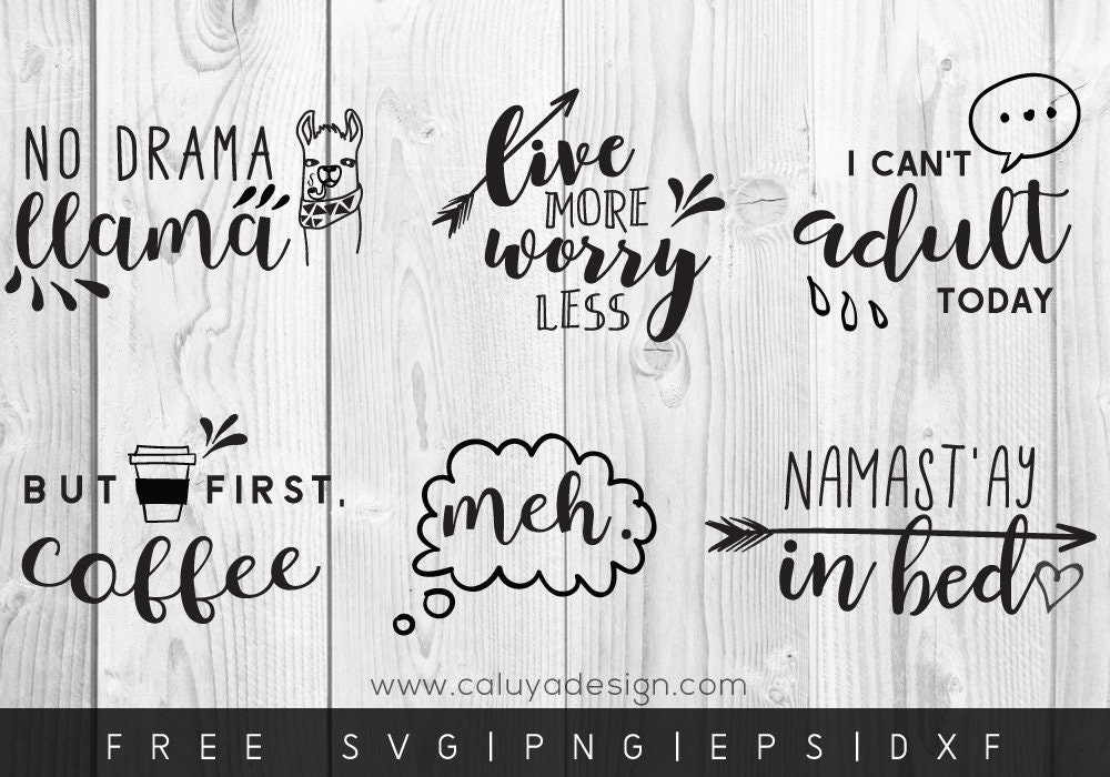 Download FREE SVG & PNG Link Funny Quote Cut File svg png dxf eps ...