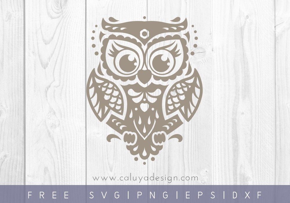 Download FREE SVG & PNG Link Owl Cut Files svg png dxf eps | Etsy