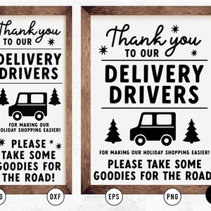 Delivery Driver SVG | Package Delivery SVG | Delivery Driver Gift SVG | Delivery Truck svg | Porch Sign svg | Cricut, Cameo Silhouette