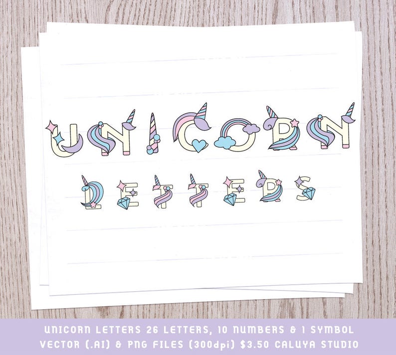 Free Free Unicorn Letters Svg 734 SVG PNG EPS DXF File