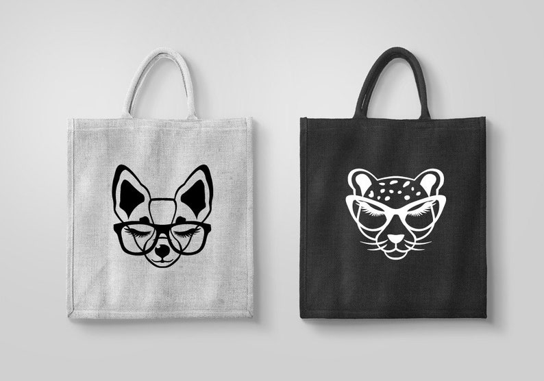 Download FREE SVG & PNG Link cheetah with Glasses Cut Files svg | Etsy