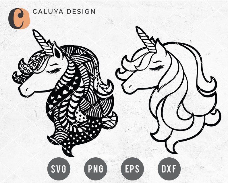 Download FREE SVG & PNG Link Unicorn Mandala Cut Files svg png | Etsy