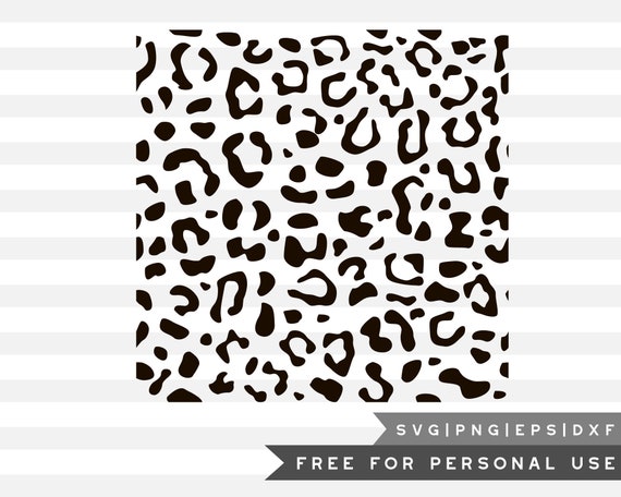 Download Free Svg Png Leopard Cricut Cut Files Png Dxf Eps Etsy