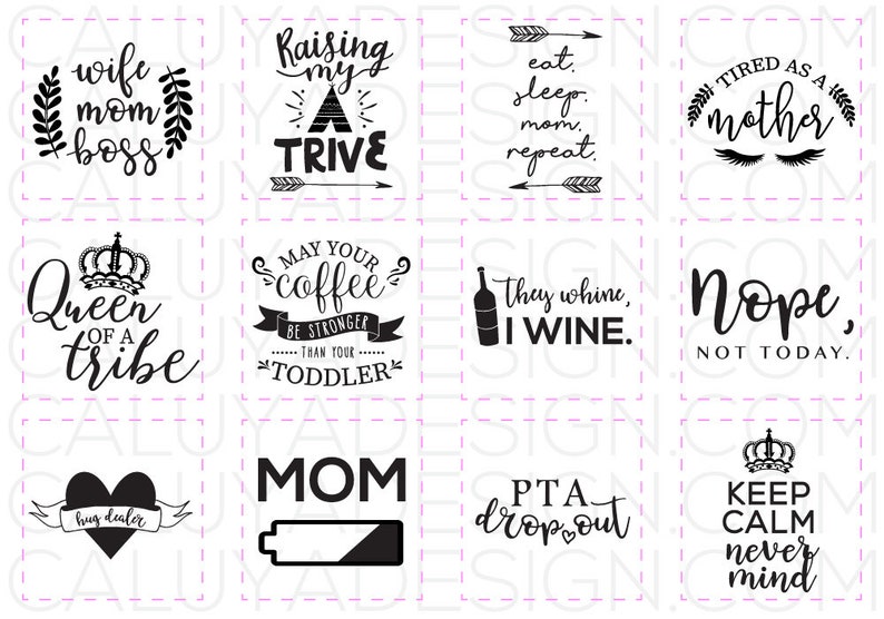 Download Mom Life SVG Cut File Bundle Deal Cut File for Cricut & | Etsy