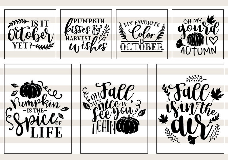 Download Fall Pumpkin SVG Cut File Bundle Deal Cut File for Cricut ...