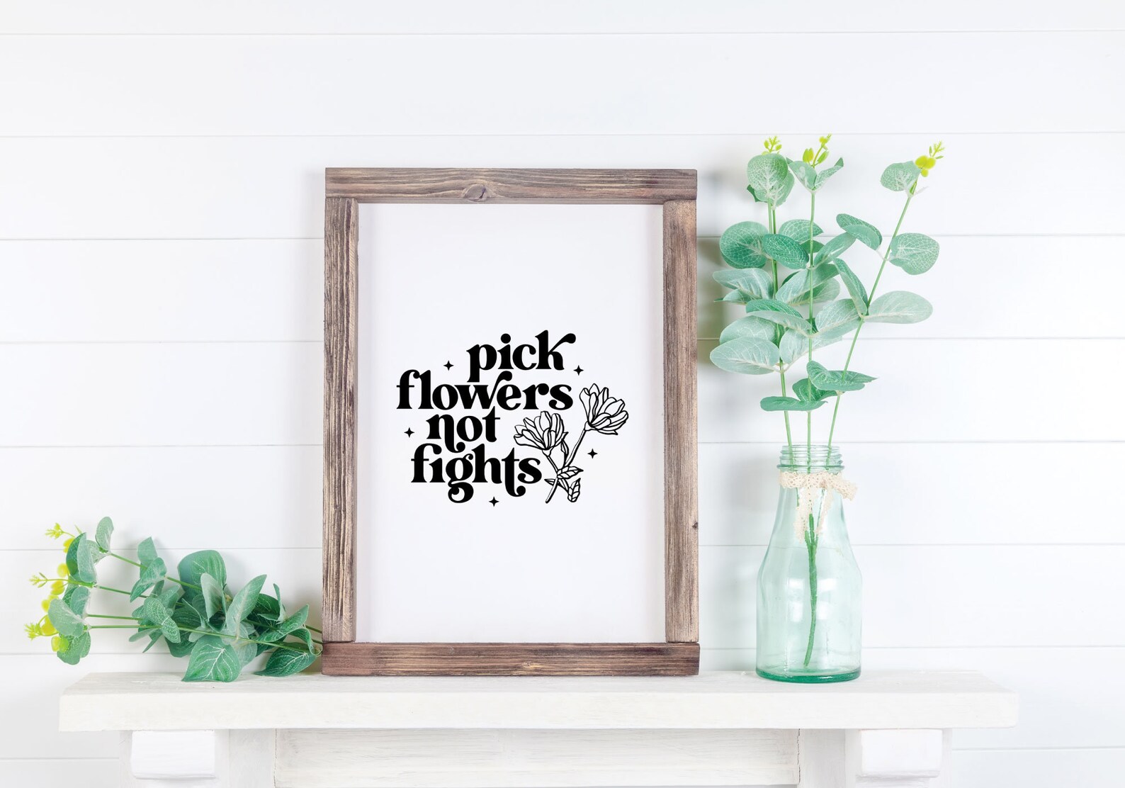 Pick Flowers Not Fights SVG Stop War SVG Peace SVG Etsy