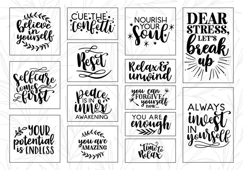 Download Relax Therapeutic Quote SVG Cut File Bundle Deal Cut File ...