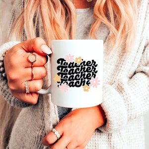 Teacher SVG | Teacher Appreciation SVG | Teacher Shirt SVG | Teacher Gift svg | teacher Mug svg | Teacher Life svg Cricut, Cameo Silhouette image 3