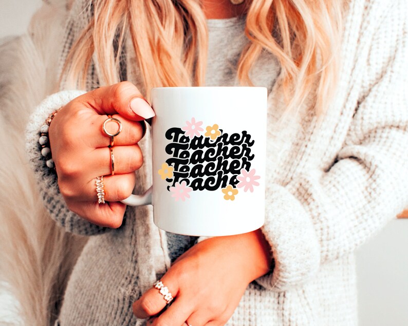 Teacher SVG | Teacher Appreciation SVG | Teacher Shirt SVG | Teacher Gift svg | teacher Mug svg | Teacher Life svg Cricut, Cameo Silhouette image 3