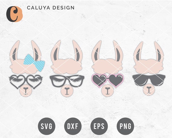 Download Free Svg Png Link Llama Faces Cut Files Svg Png Dxf Etsy
