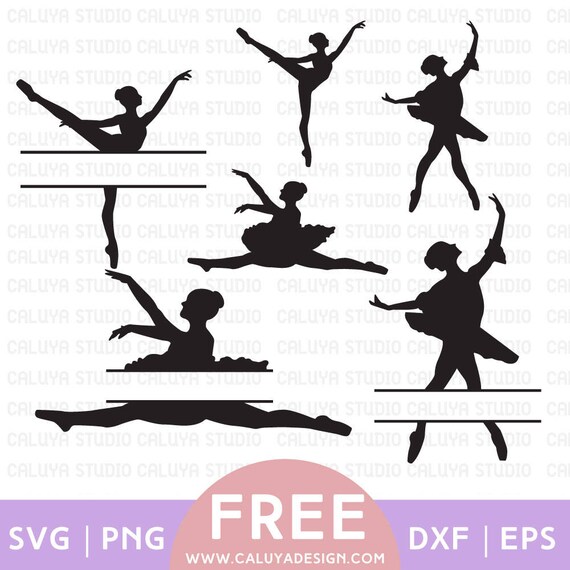 Free Svg Png Link Ballerina Cut Files Svg Png Dxf Eps Etsy