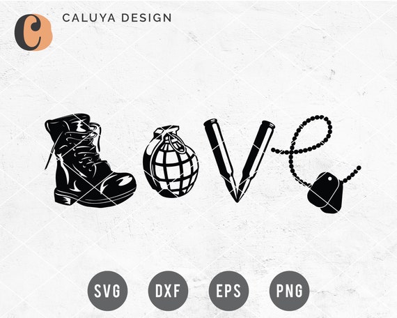 Download Free Svg Png Link Love Army Cut Files Svg Png Dxf Eps Etsy