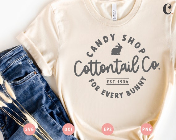 Easter Cottontail Co SVG | Ester Bunny SVG | Easter Shirt SVG | Hoppy Easter svg | Kids Easter svg Cut File for Cricut, Cameo Silhouette