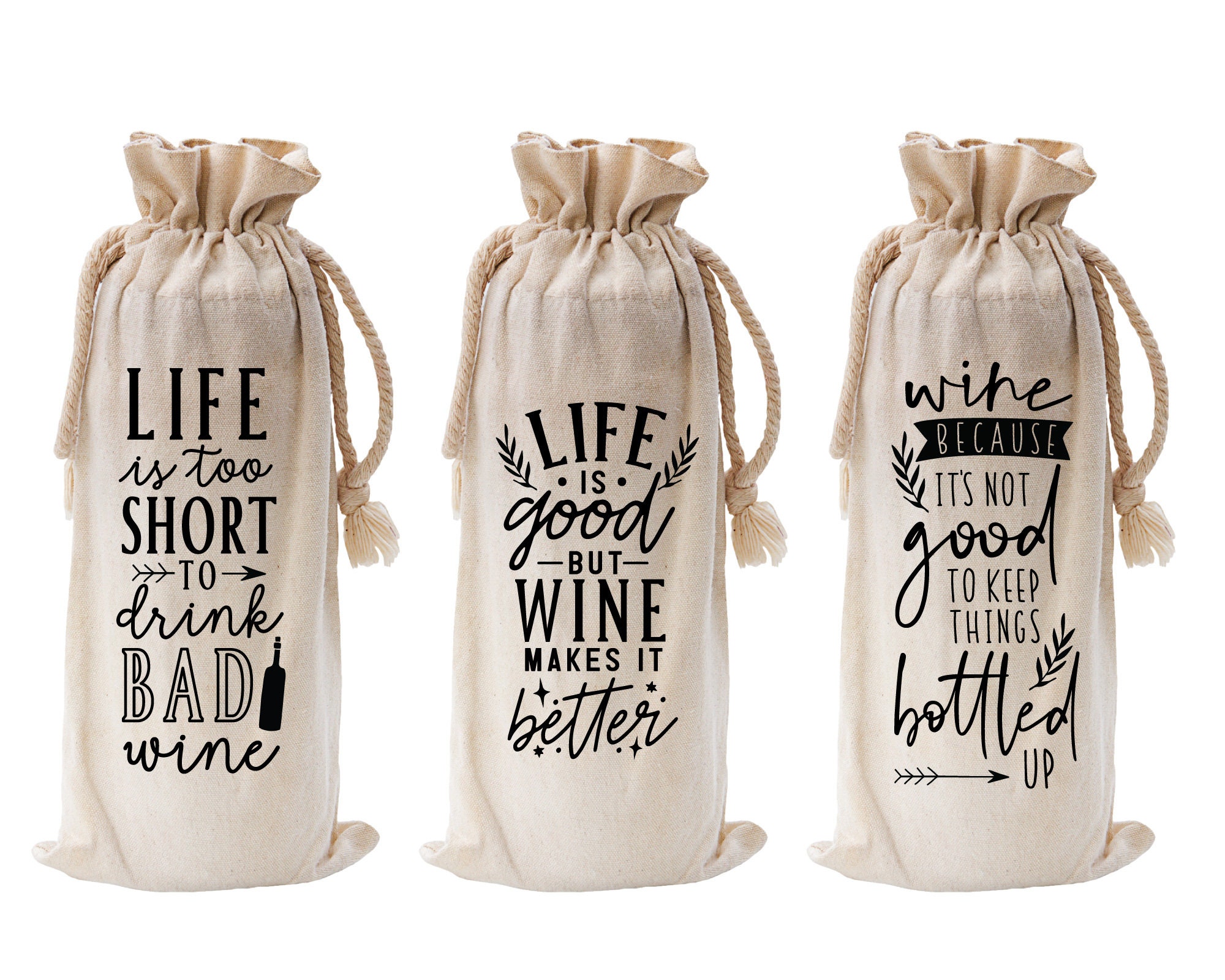Wine Bag Making SVG Cut File for Cricut Cameo Silhouette Etsy