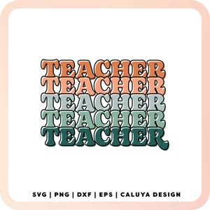 Teacher SVG | Back To School SVG | Teacher Appreciation SVG | Teacher Gift svg | Teacher Shirt svg | free svg Cricut, Cameo Silhouette