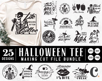 Halloween Shirt SVG | Funny Halloween SVG Bundle | funny halloween svg | Halloween Witch SVG | halloween skeleton svg | halloween coffee svg