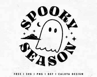 Spooky Season SVG | GHOST SVG | Boy Halloween svg | Kids Halloween svg | Spooky Halloween svg | Free svg for Cricut, Cameo Silhouette